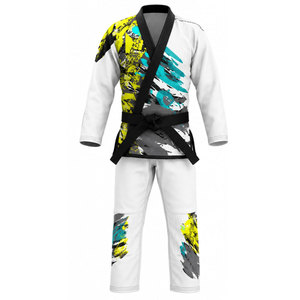 Adults Competition ITF WTF TKD Karate Doboku Uniform 100% Cotton 400g Heat-Transfer Printed Customized Logo Multi-Color Options - Product Image 2