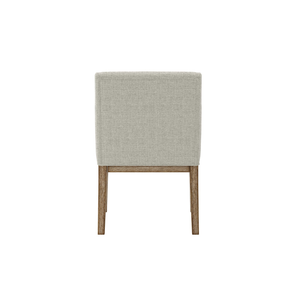 Fauteuil d'appoint moderne et minimaliste, rembourré, avec pieds en bois de chêne et assise en mousse haute densité - Product Image 4