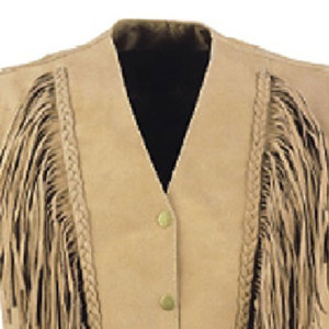 <b>Women</b> Leather Western Fringe Vest Cowboy Suede Sleeveless <b>Jacket</b> <b>Tassel</b> Motorcycle Rodeo Festival Fashion Premium OEM - Product Image 5