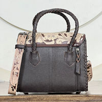Nouveaux Sacs à Main Mini Satchel en Cuir de Vachette Gravé, Modèle 2026, pour Femmes – Sacs Bandoulière et Cabas Élégants à Motifs Floraux