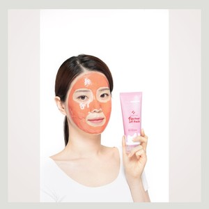 <b>mask</b> for <b>face</b> Polmediseun Deep Red Pore Peel-Off Pack 155ml 2 Pieces Glycerin <b>men</b> skin care coreanos originales - Product Image 4