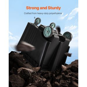 Attrezzatura da Cucina Commerciale, Contenitore Isolato Portatile per Ghiaccio con 4 Ruote, Coperchio Scorrevole, Capacità 125 Libbre, 31,5 X 22,8 X 29 Pollici, Grande - Product Image 3