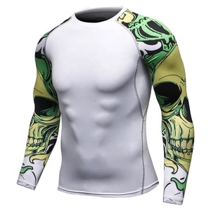 Rashguard personnalisé 2026 pour hommes, manches longues, sublimation sur mesure, BJJ MMA, respirant, vente en gros - Product Image 4