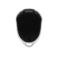 Télécommande universelle 4 boutons 433 MHz avec code d'apprentissage fixe, portée 30 m, pile AAA pour portail de garage (Modèle HFY521)