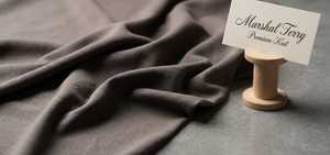 Marshal Terry 280 GSM Polyester Terry Fabric 58/60 Inches Heavyweight <b>Brushed</b> <b>Sueded</b> Woven Plain Solid Home Textile Towel - Product Image 3