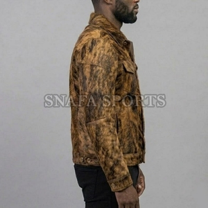 2026 Latest Design <b>Men</b> OEM Services <b>Leather</b> <b>Jackets</b> Premium Quality Cowhide <b>Leather</b> <b>Jacket</b> <b>Men's</b> Stylish Cowhide <b>Leather</b> <b>Jacket</b> - Product Image 3