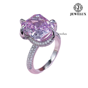 High Quality Unisex 925 Silver Gold Plated Marquise Cut Flower <b>Ring</b> with IGI Certificate for Wedding Engagement Party From India - Product Image 3