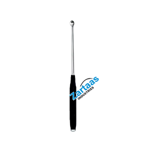 Cureta de hueso Volkmann Mango recubierto de silicona No.2 27cm Instrumentos quirúrgicos Fabricante y exportador - Product Image 1