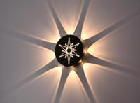 Lampe murale LED extérieure étanche IP65 à base en aluminium, style nordique, pour cour, terrasse, balcon, jardin