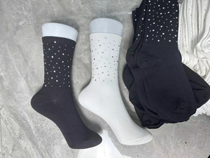 New Trending High Quality Custom Men's Spandex/<b>Polyester</b> <b>Socks</b> Colourful Adult Yoga Sports Athletic Non Slip Crew Design - Product Image 5