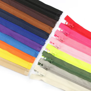 Fermeture éclair simple en résine à bas prix, spéciale pour vestes, vêtements de sport, sacs à dos personnalisés, fermeture éclair en plastique à queue ouverte - Product Image 1