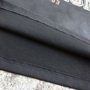 เสื้อยืดโอเวอร์ไซส์ผ้าฝ้ายหนานุ่มสไตล์วินเทจ ยี่ห้อ Huili ลายพิมพ์สกรีน ตกแต่งด้วยคริสตัล ทรงหลวม แขนสั้น สีซีดจางแบบซันเฟด - Product Image 5