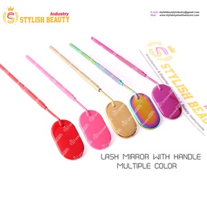 อุปกรณ์ต่อขนตาทำจากสเตนเลสแบบมืออาชีพกล่องกระจกมองข้างทรงแหลมอุปกรณ์เสริมความงามปริมาณมาก - Product Image 6