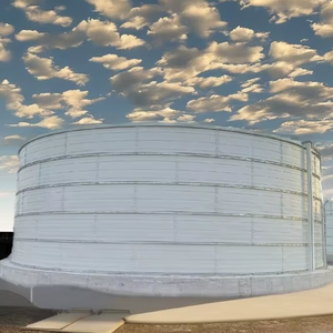 Réservoir en acier zingué et aluminium prélaqué 1000m³ 1000kg Garantie 2 ans - Product Image 1