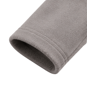 Half Zip Micro <b>Fleeces</b> <b>Grey</b> Pullover Soft <b>Fleece</b> Sweatshirt Long Sleeve Stand Collar Custom Embroidered Logo Wholesale <b>Mens</b> Wear - Product Image 5