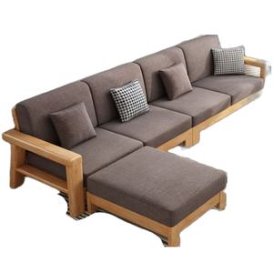 Fauteuil en teck pour salon - Product Image 1