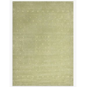 Tapis vert géométrique moderne et solide, tapis de luxe tissé à la main, tapis tribal minimaliste, tapis en laine pour salon, chambre à coucher, décoration intérieure - Product Image 2