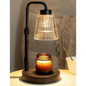 Lampe chauffe-bougie à intensité variable avec minuterie, cadeau d'anniversaire ou de pendaison de crémaillère pour femme et maman, élégante décoration pour la maison neuve avec chauffe-cire J - Product Image 1