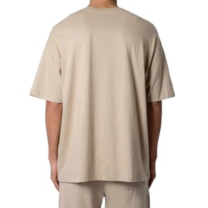 Fast Custom 280gsm 300gsm 320gsm Heavyweight 100% algodón de gran tamaño moda Drop Shoulder hombres camiseta 2025 por Rezax - Product Image 3