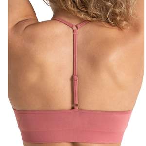 Women Seamless <b>Thin</b> Strap Sports Bra Stretch Fit Gym Yoga Workout Fitness Activewear Custom Logo Wholesale - Product Image 4