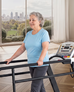 New Electric <b>Walking</b> Treadmill Elderly Full Handrails Home Exercise Run Slow Speed Gait Training <b>Machine</b> for Rehabilitation - Product Image 2