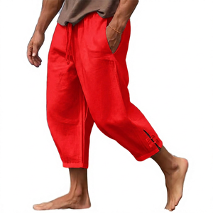 Pantalones Casuales Holgados para Hombre, Diseño Personalizado, de Poliéster, con Cordón Ajustable, Alta Elasticidad, Ecológicos, de Secado Rápido, Transpirables y con Múltiples Bolsillos - Product Image 5