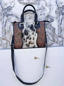 2026 High Quality Hand <b>Tooled</b> Carving Leather <b>Tote</b> <b>Bag</b> Cowhide Fur Gypsy Boho Vintage Handmade Cross body Shoulder <b>Bag</b> - Product Image 2