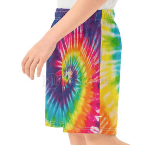 Pantalones Cortos Tie Dye para Hombre, Ligeros, Transpirables, Casuales, para la Playa, con Cordón Ajustable, en Oferta - Product Image 4