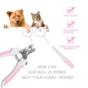 Cortauñas para mascotas de color azul, estilo nuevo, para gatos y perros, tijeras de acero inoxidable para el cuidado de las uñas de mascotas en Pakistán - Product Image 2