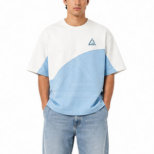 เสื้อยืดทรงบ็อกซี่ทันสมัย เนื้อผ้าฝ้ายพรีเมียม สไตล์ลำลอง ออกแบบได้ตามต้องการ สำหรับผู้ชาย แฟชั่นและสวมใส่ได้ทุกวัน - Product Image 3