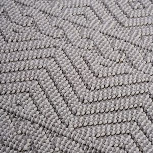 NAAR Guros Collection 2X8 Tappeto geometrico bianco per interni/esterni - Product Image 3