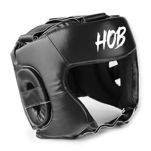 HOB <b>Boxing</b> Head Guard PU Leather Full Face Protective Gear for Adults Unisex Sport Helmet with Foil Print Design - Product Image 4