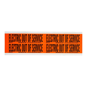 Étiquettes autocollantes en plastique pour panneaux électriques Brady, durables, imperméables, finition brillante - Product Image 1