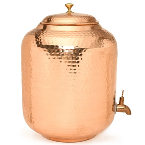 Copper <b>Water</b> <b>Tank</b> Pot Shiny Polished Modern Design Copper <b>Tank</b> Excellent Drink Dispenser Lowest Price - Product Image 1
