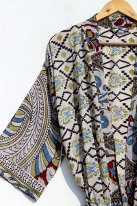 Kimono de algodón para damas de honor, kimono largo de algodón, novedad - Product Image 2