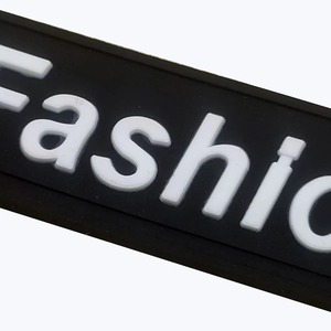 Custom <b>Letter</b> and Name PVC Patch Alphabet Word Text Rubber Badge Personalized Soft Silicone Label Any Font Color for Garments - Product Image 6