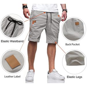 Pantalones cortos y pantalones cortos de sarga de algodón informales para hombre 2025, ropa para hombre - Product Image 2