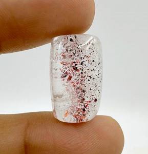 Cabujón de piedra preciosa Super Siete natural de 30.00 quilates, cabujón Super Siete de buena calidad para la fabricación de joyas, tamaño 24.5X15X9MM - Product Image 3