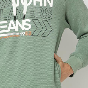 เสื้อฮู้ดดี้ผู้ชายพิมพ์โลโก้คุณภาพสูง ระบายอากาศได้ดี 300GSM แขนยาว พิมพ์ลายซิลค์สกรีน ลดราคา - Product Image 6