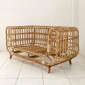 Natural <b>rattan</b> <b>sofa</b> cheap price handcrafted lounge chair top quality living room bench <b>sofas</b> - Product Image 5
