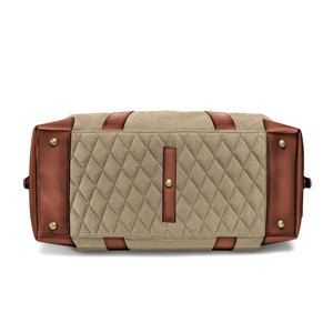 Bolsa de Viaje de Lona y Cuero para Hombre de Alta Calidad, Estilo Vintage, Gran Capacidad, Impermeable, Modelo LCTB-0018 - Product Image 3