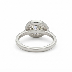 Classic 14k White Gold Engagement <b>Ring</b> Pear-Shaped Diamond Luxury Elegant IGI Certified Jewelry <b>for</b> Women <b>Men</b> Wear - Product Image 2