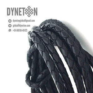 Braided <b>Leather</b> Cord for Jewelry Necklace <b>Bracelets</b> Fashion Accessories All Sizes and Colors, Full-grain, Original <b>Leather</b> - Product Image 3