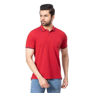 Chemises de tennis pour hommes de haute qualité, à séchage rapide, 100% coton, unies, désodorisantes, respirantes, uniformes scolaires, logo personnalisé - Product Image 1