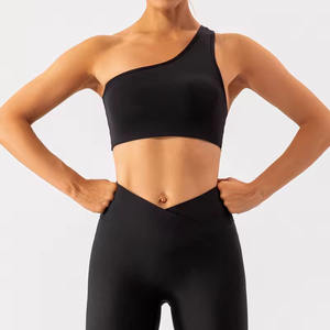 Ropa Deportiva de Pilates Personalizada de Alta Calidad, Ropa Deportiva para Gimnasio, Ropa Deportiva con Cintura Alta Cruzada, Ropa Deportiva para Mujer, Conjunto de Yoga - Product Image 4