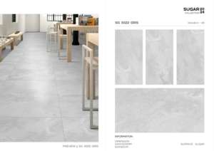 Azulejos de porcelana con aspecto de diseñador, superficie efecto azúcar, 60x120cm, 600x1200mm, tamaño 24x48, para paredes y suelos interiores de primera calidad. - Product Image 2