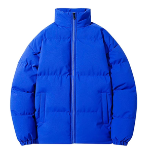 Custom Winter <b>Puffer</b> <b>Jacket</b> for Men and Women Stand Collar Casual Outwear Solid Color Padded Unisex Street-wear <b>Jacket</b> - Product Image 6