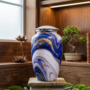 Wholesale Premium <b>Large</b> Cremation <b>Urns</b> - Handcrafted Engraved Metal Funeral <b>Urns</b> Durable High-Quality Adult - Product Image 2