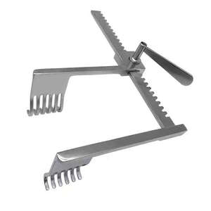 Separador de Costillas Quirúrgico, Retractor de Acero Inoxidable de Tamaño Personalizado, Instrumento de Palanca Ósea para Procedimientos Torácicos de Grip Surgical - Product Image 3