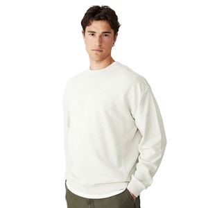 Alta calidad 430Gsm algodón gota hombro hombres sudadera logotipo personalizado sudaderas hombres peso pesado de gran tamaño hombres sudaderas con capucha - Product Image 5